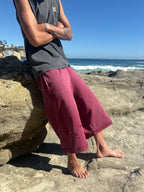 Faded Velvet Red Sweatshorts