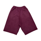 Faded Velvet Red Sweatshorts