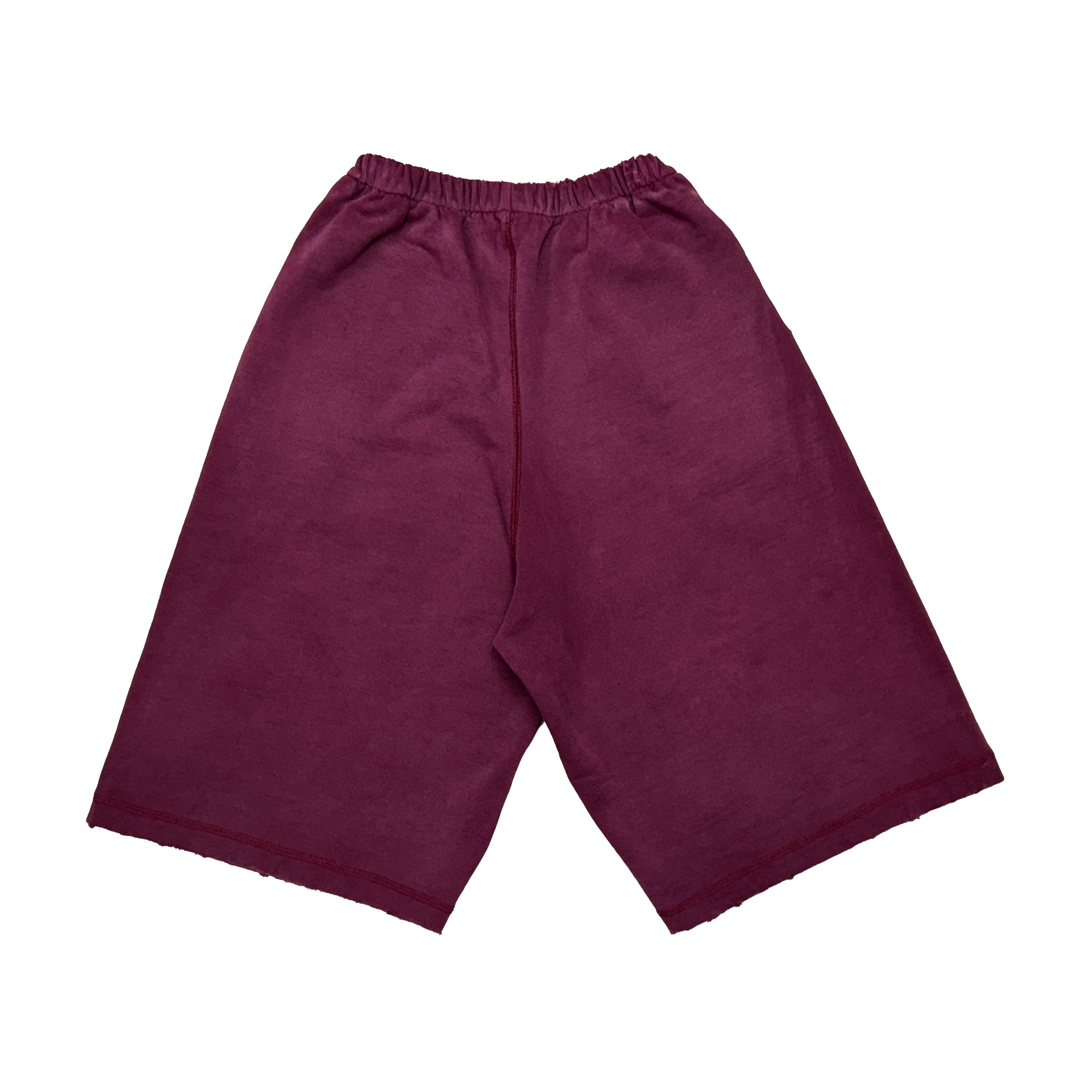 Faded Velvet Red Sweatshorts
